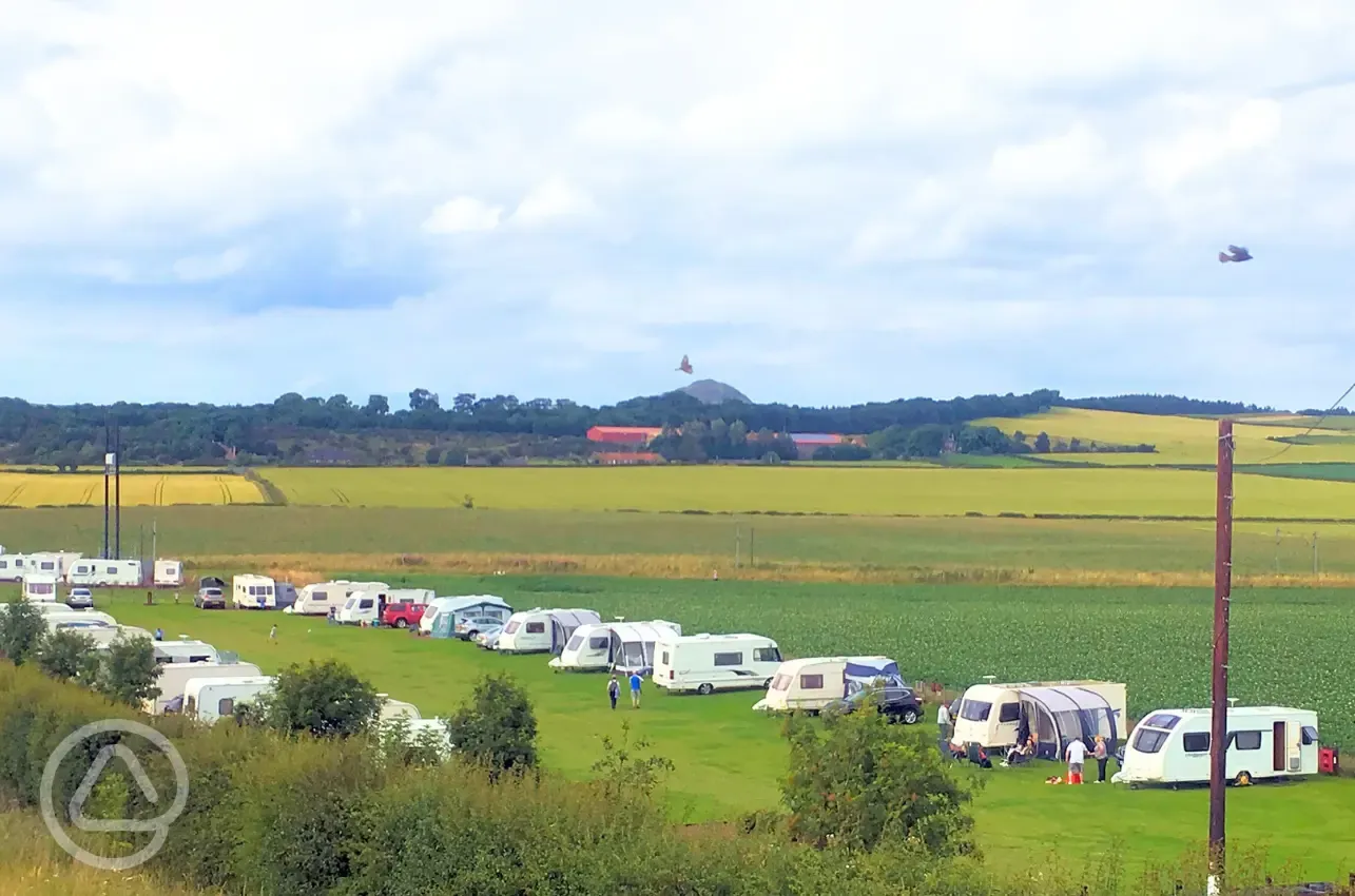 View of the caravan site