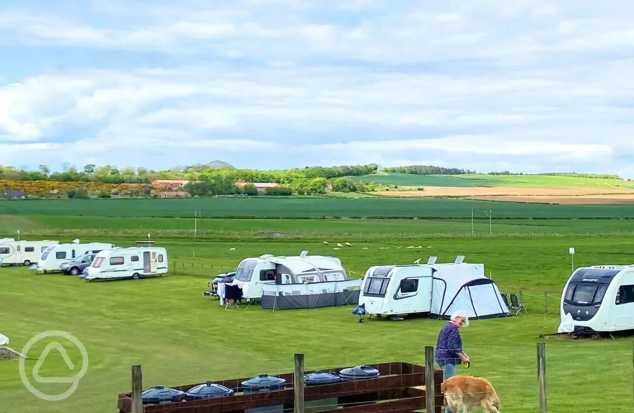 View of the caravan site