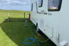 Serviced grass touring pitch