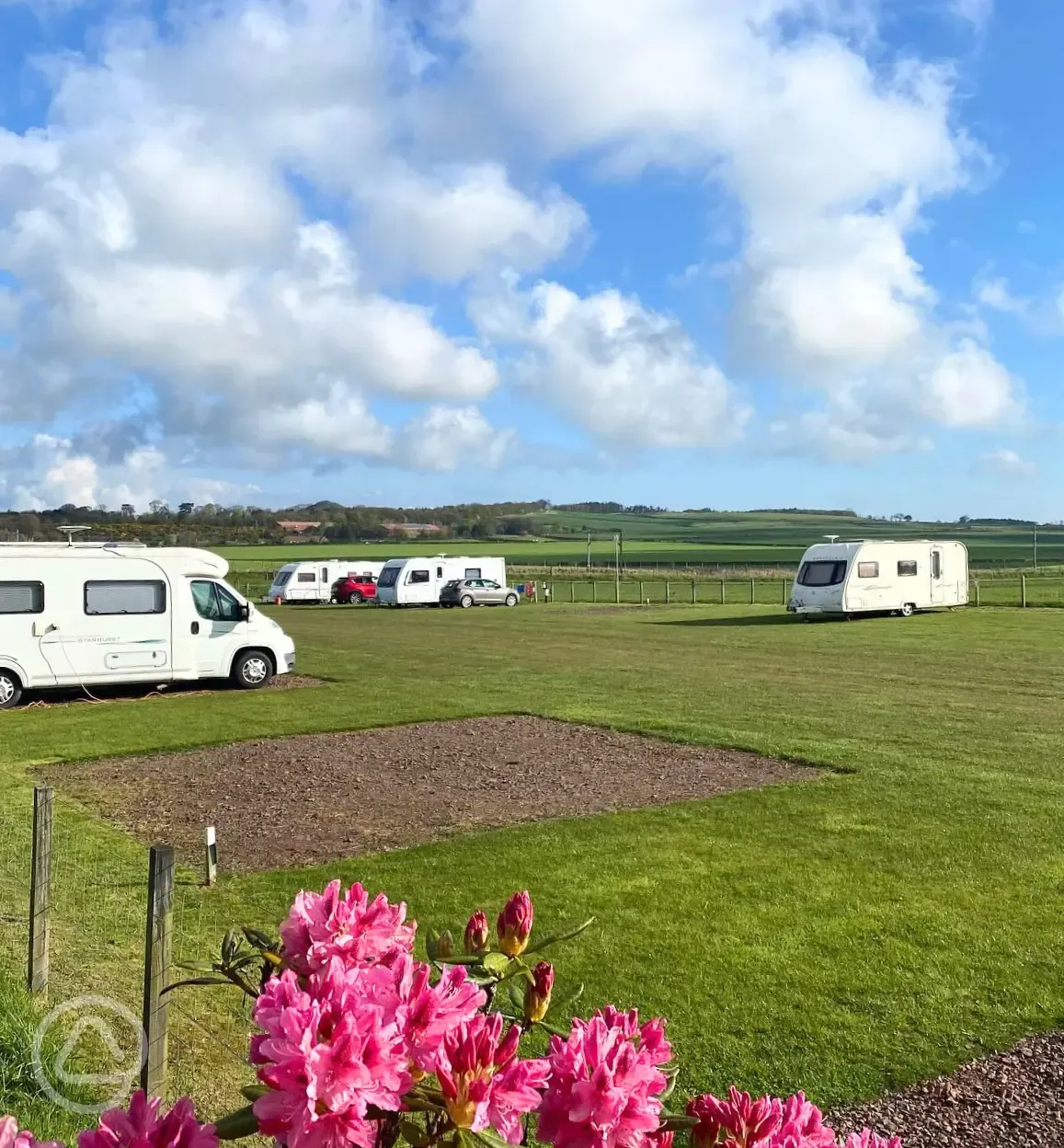 Electric hardstanding standard touring pitches