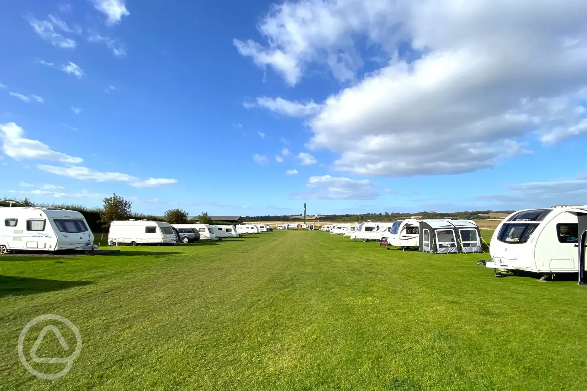 View of the caravan site