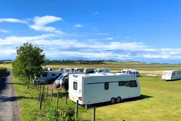 View of the caravan site