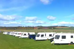 Serviced grass touring pitches