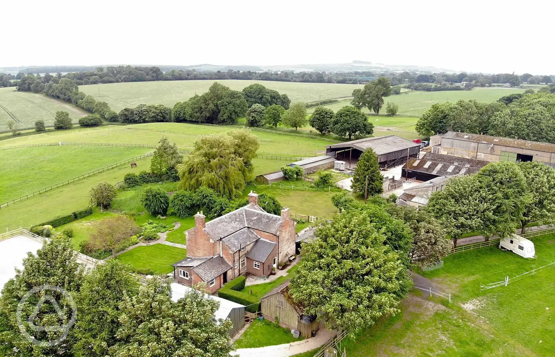 Aerial of the site