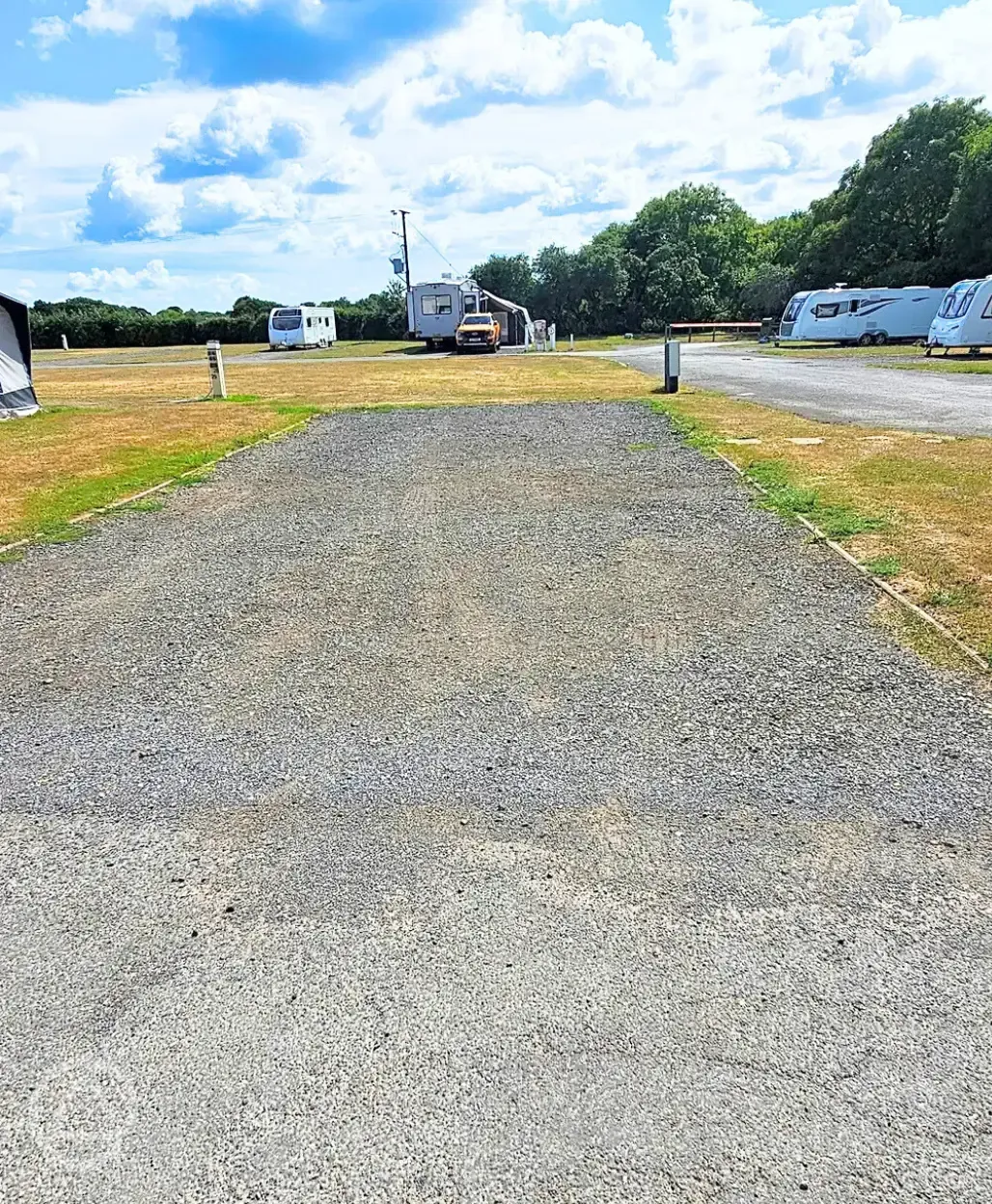 Hardstanding touring pitches