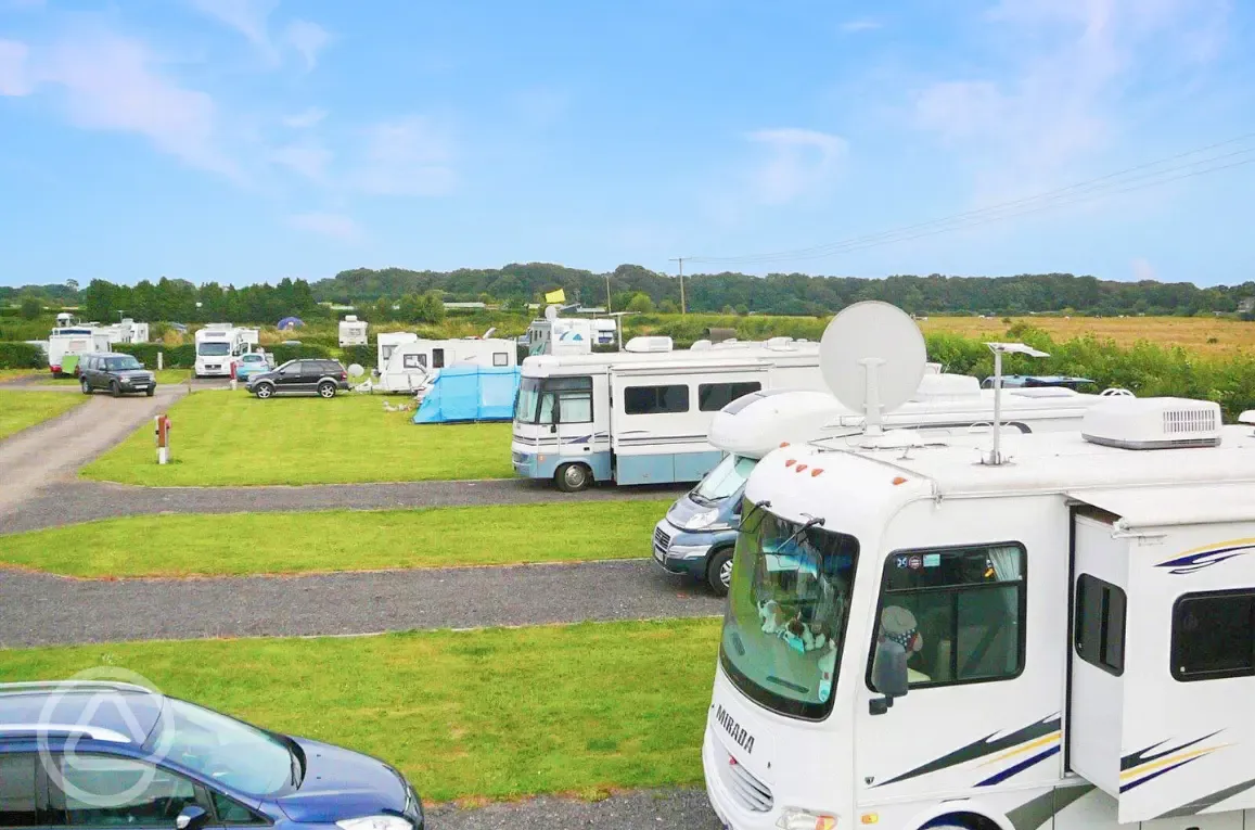 Hardstanding touring pitches