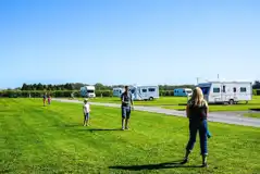 Fully serviced hardstanding touring pitches at Sunnydale Farm Camping 