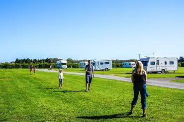 Fully serviced hardstanding touring pitches at Sunnydale Farm Camping 