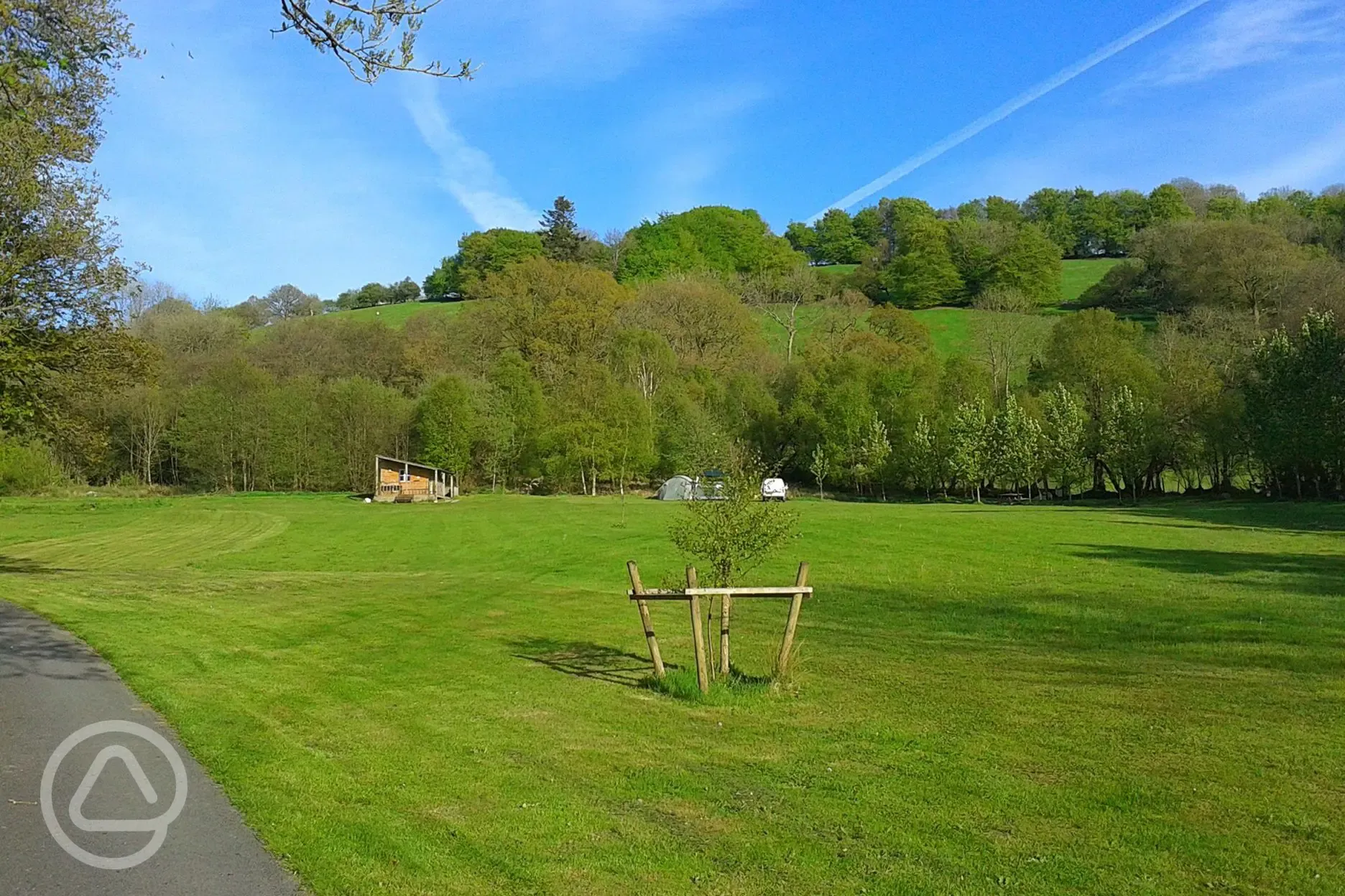 Grass pitches with optional 10 amp hook up