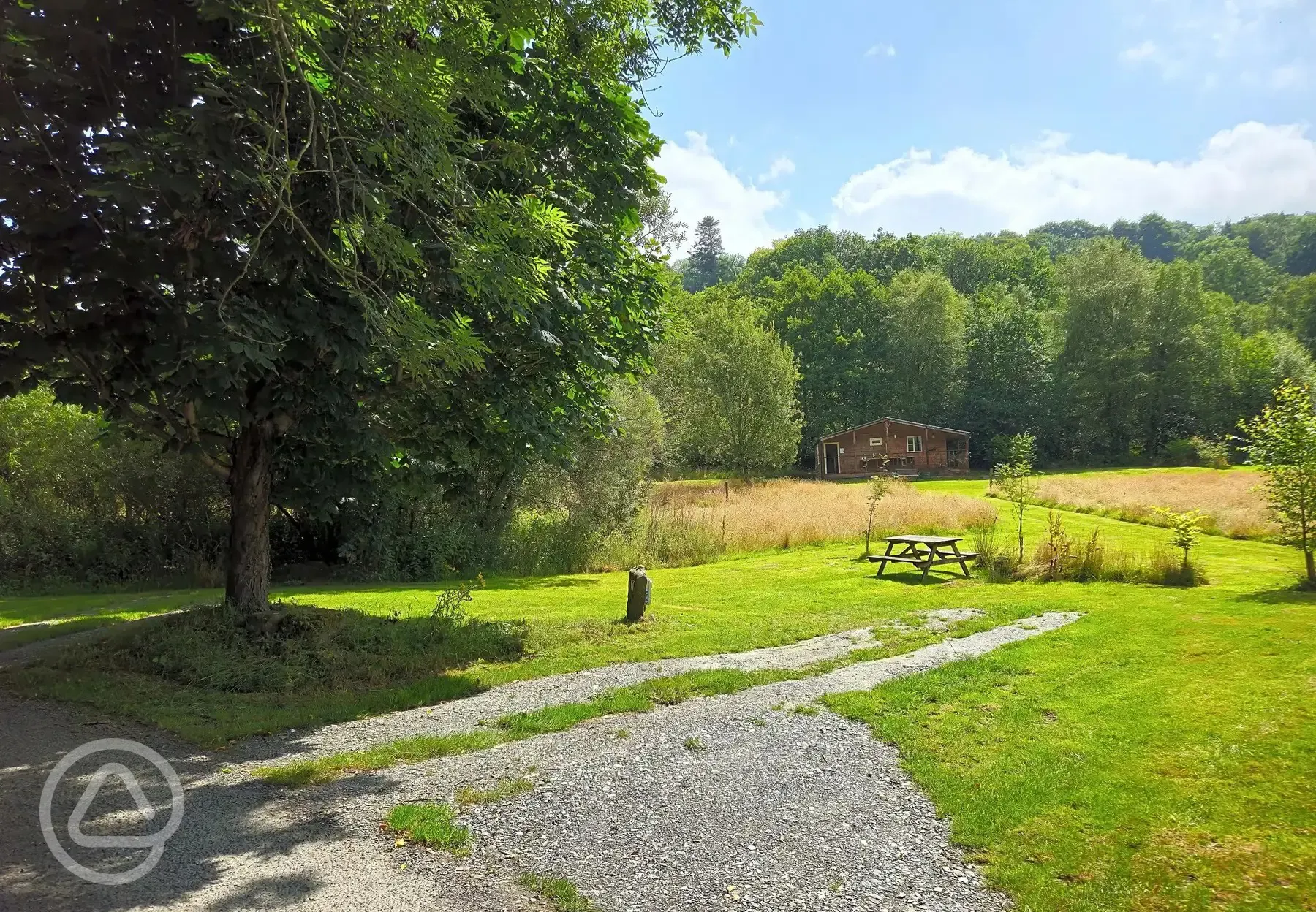 Grass pitches with optional 10 amp hook up 