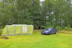 Tent on grass pitch with optional 10 amp hook up and a car parking space Tent on grass pitch with optional 10 amp hook up and a car parking space
