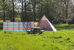 Tents on grass pitches with optional 10 amp hook up Tents on grass pitches with optional 10 amp hook up