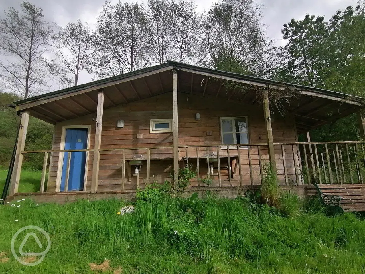 Shower block and washing up area