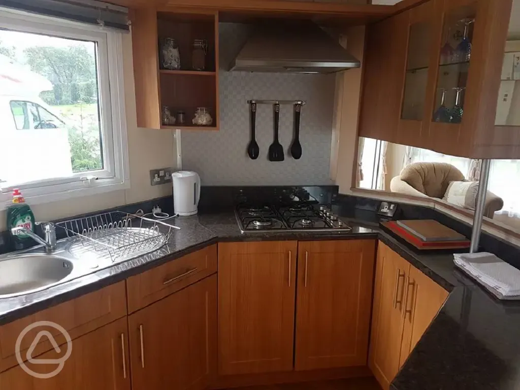 Kitchen in the self-catering holiday home