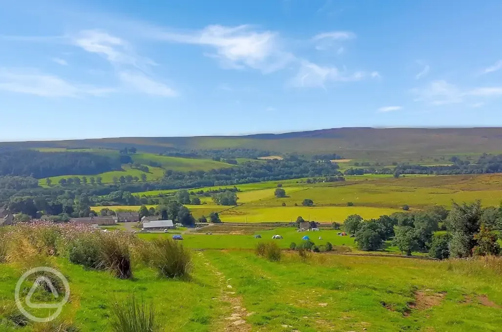 Site overview with countryside views