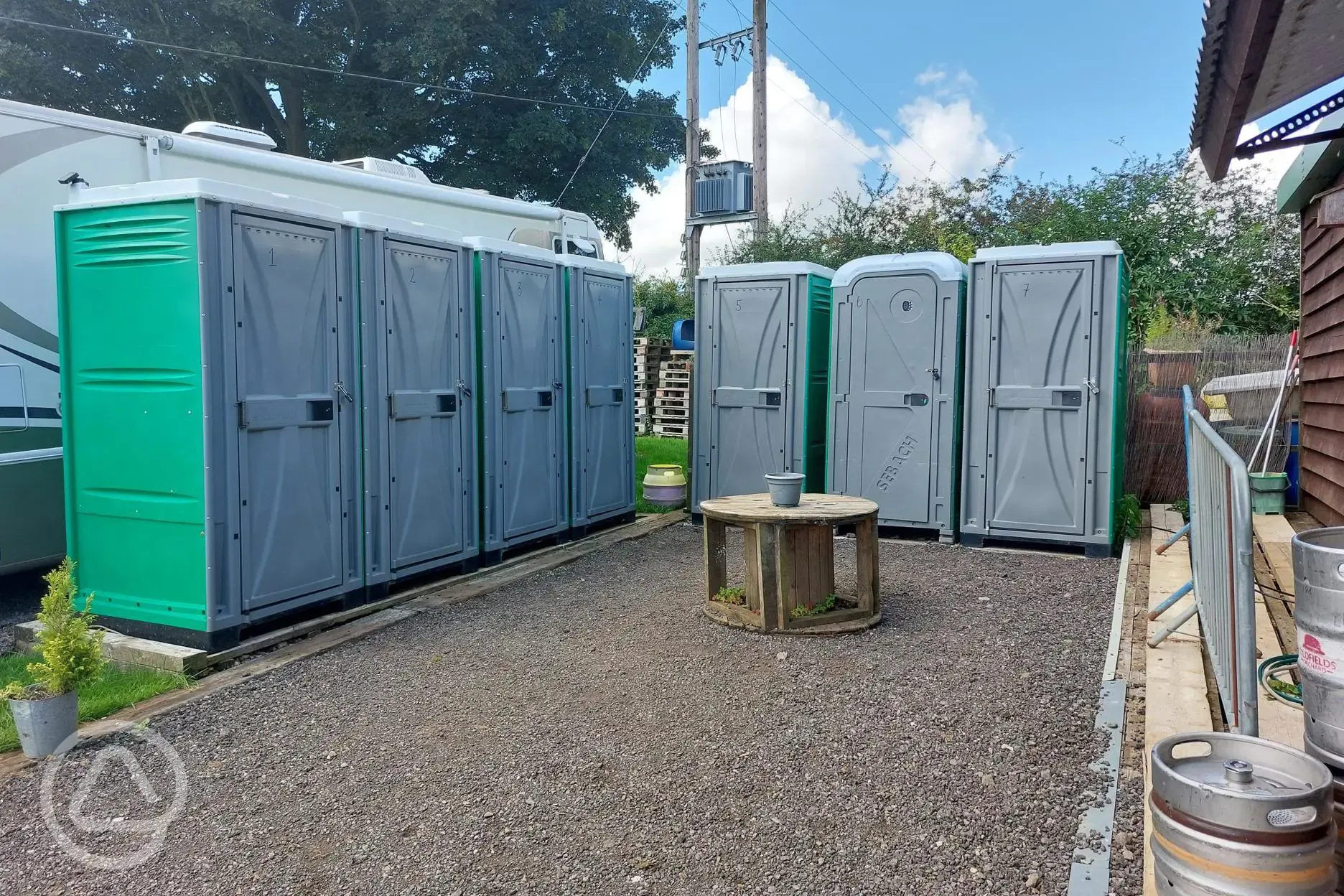 Portable toilets