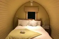 Glamping pod interior Glamping pod interior