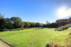 Range of non electric grass pitches for tents and campervans 