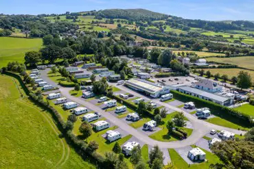 Aerial of the campsite