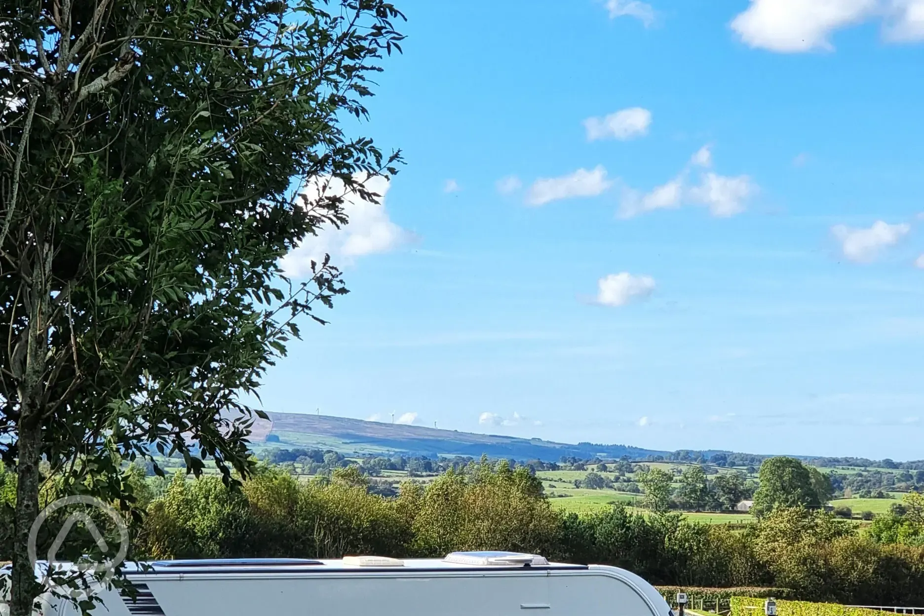 Fully serviced hardstanding pitches