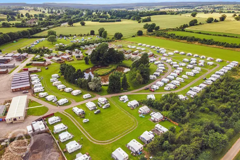 Aerial of the site