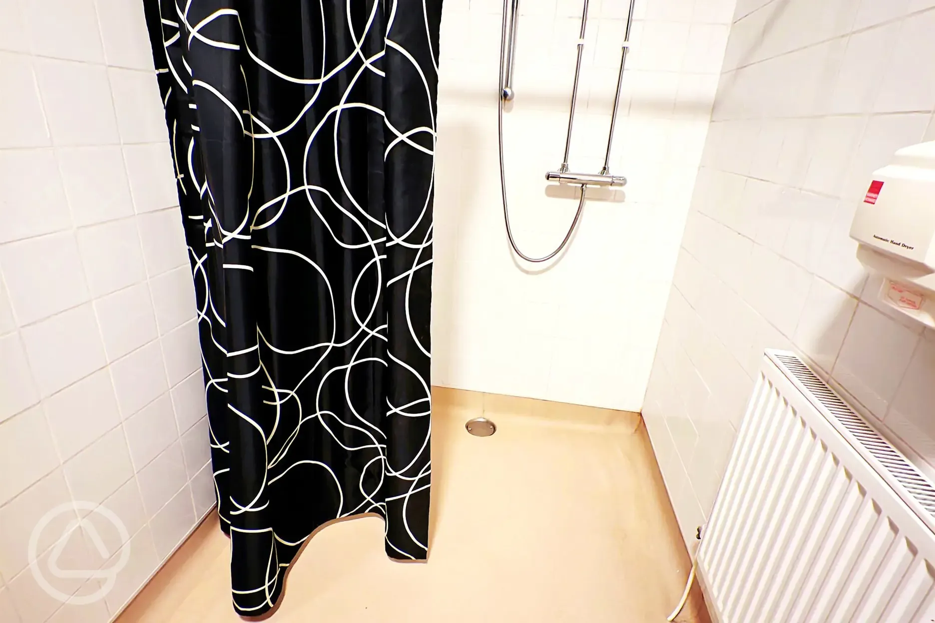 Larger communal shower