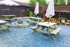 Heated bunkhouse with private rooms