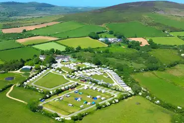 Aerial of the campsite