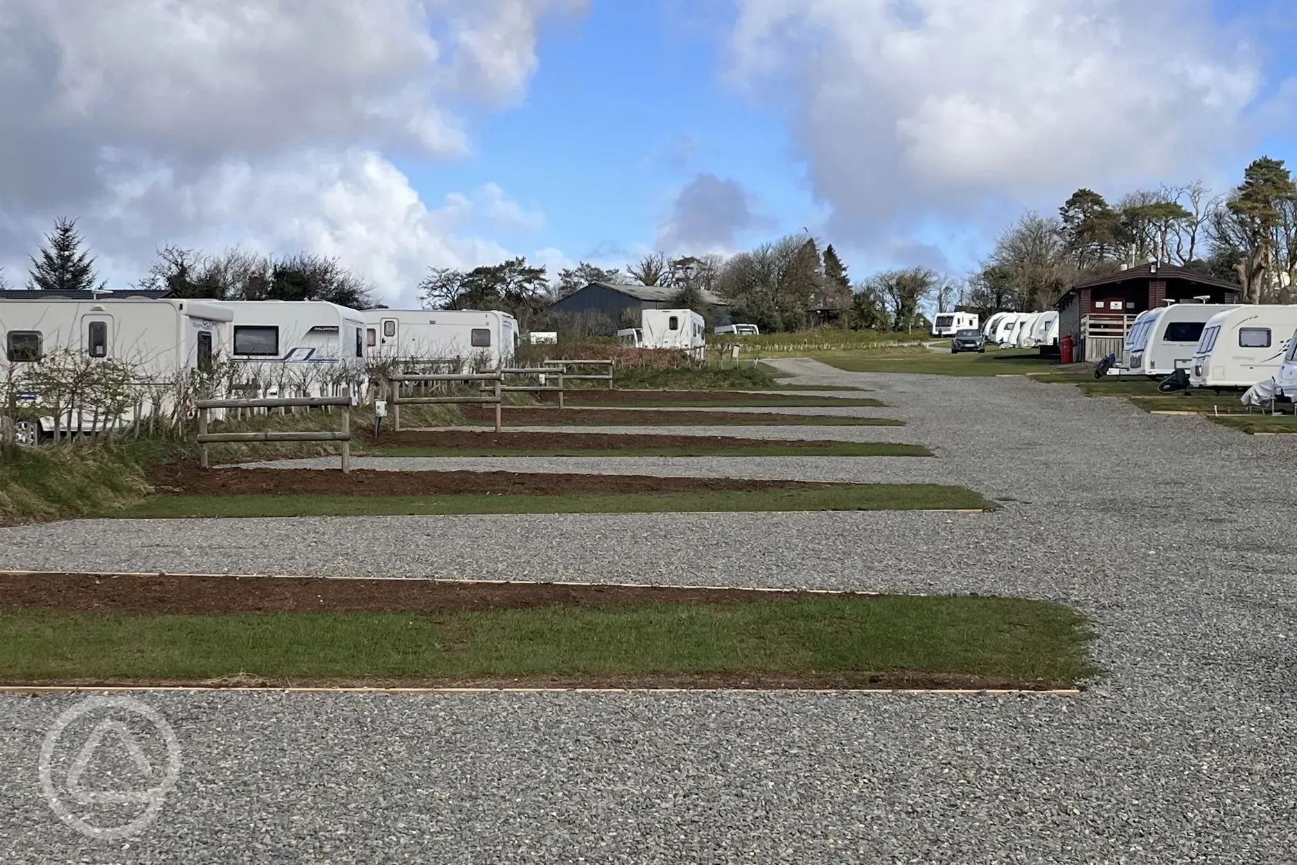 Electric gravel touring pitches