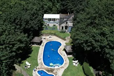 Campsite swimming pool