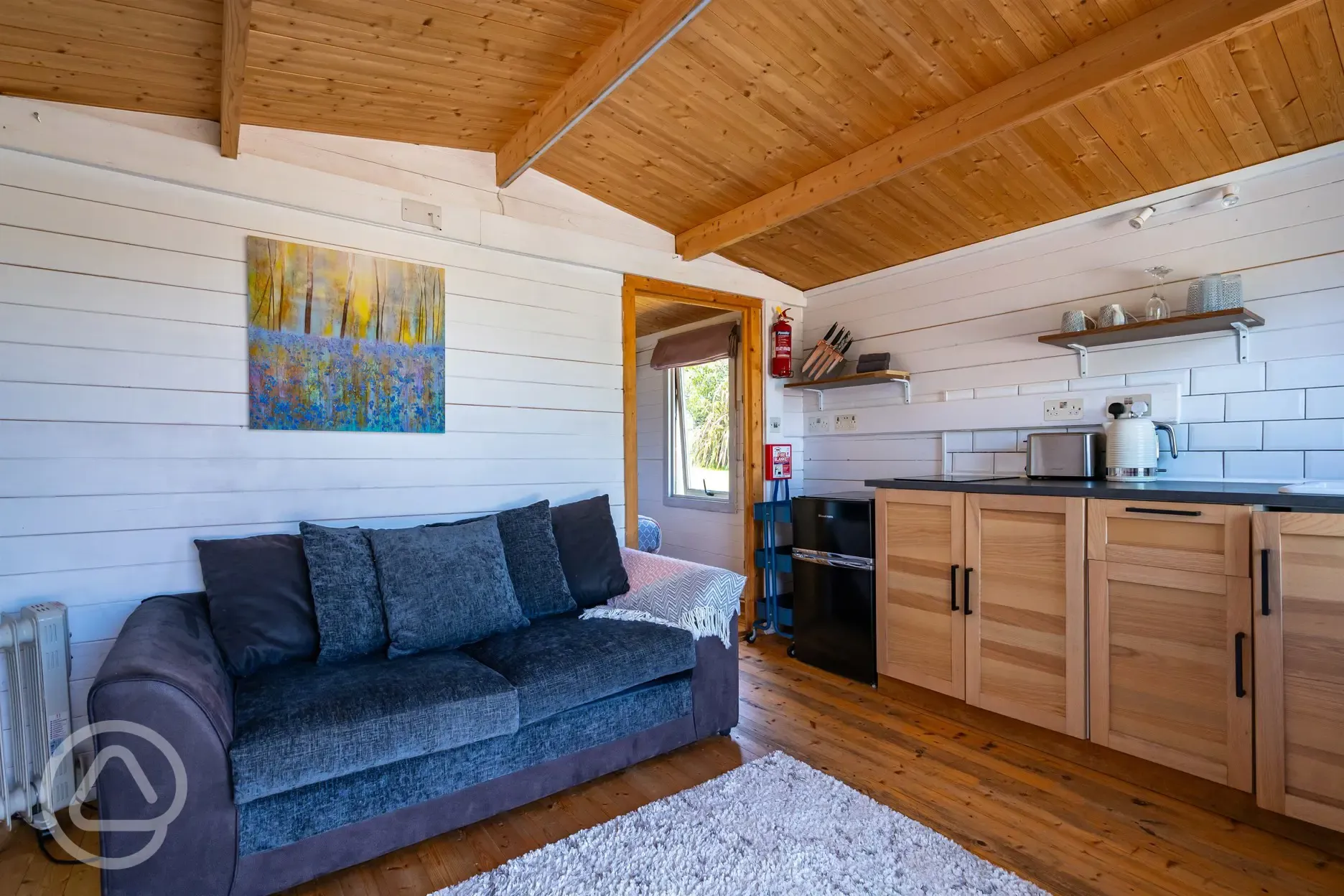 Ivy Rose cabin living area