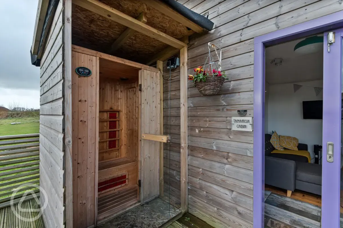 Tamarisk Cabin sauna
