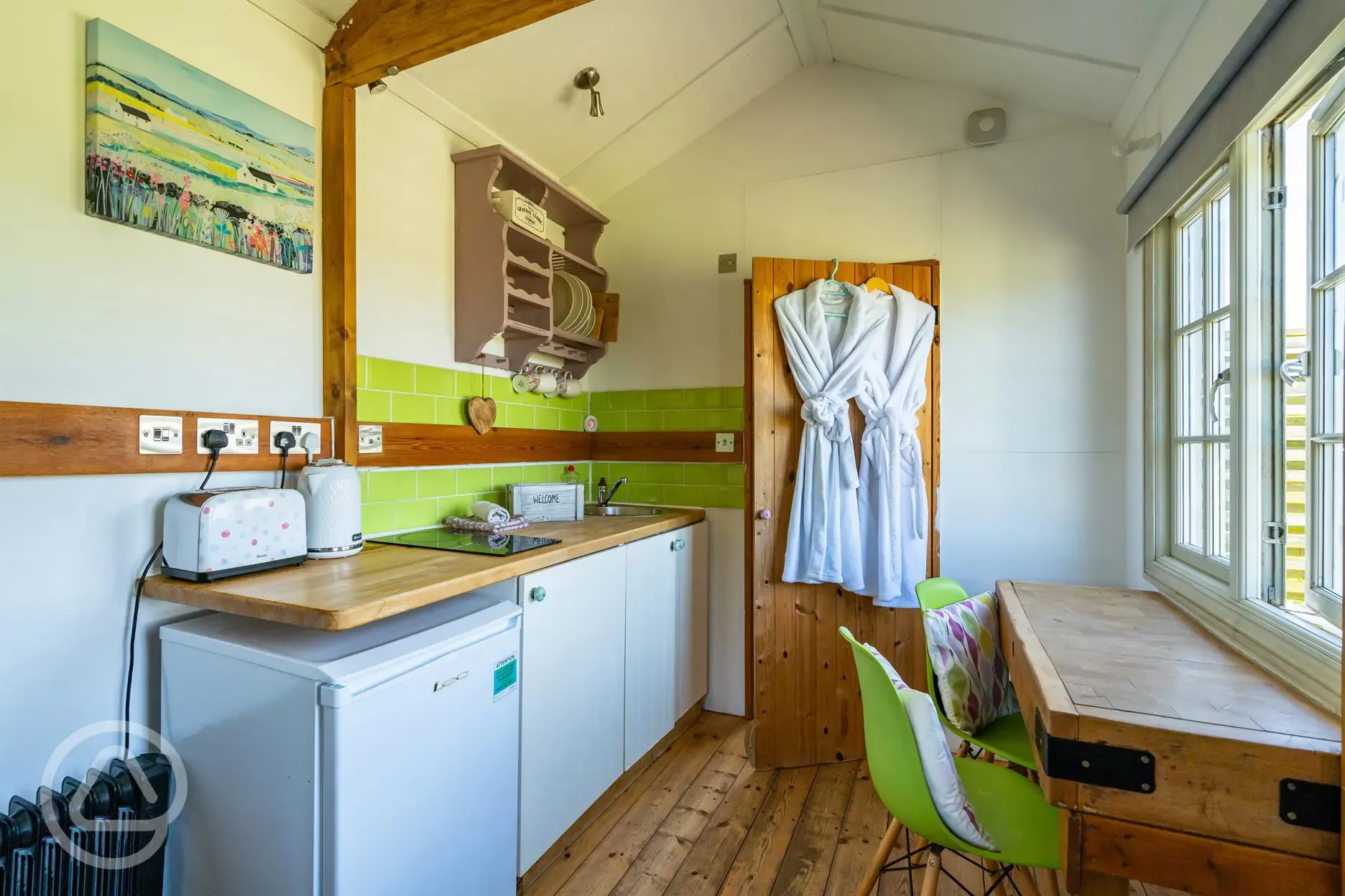 Kenesa cabin kitchenette