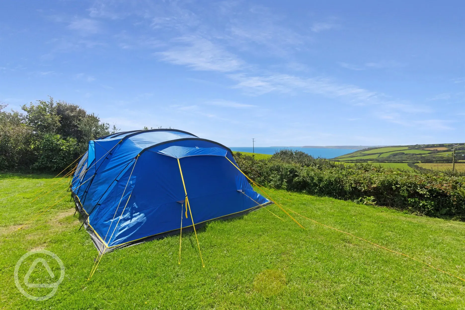 Standard sea view grass pitches