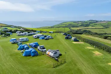 Aerial of Treveague Campsite