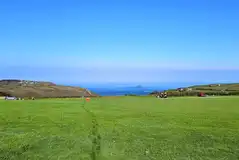 Trevellas Manor Farm Caravan and Campsite with views of Trevellas Cove