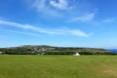 Trevellas Manor Farm Caravan and Campsite with views of Trevellas Cove