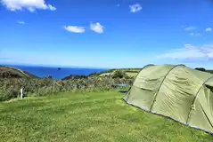 Sea view non electric grass pitches (10m x 12m)