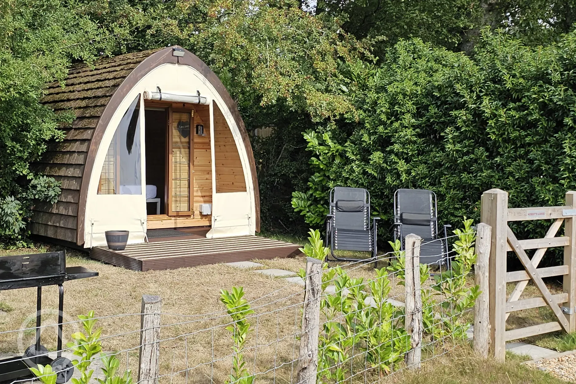 Ensuite glamping pod