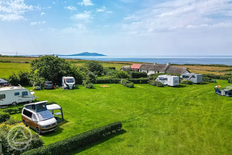 Church Bay with views towards the sea and Holyhead