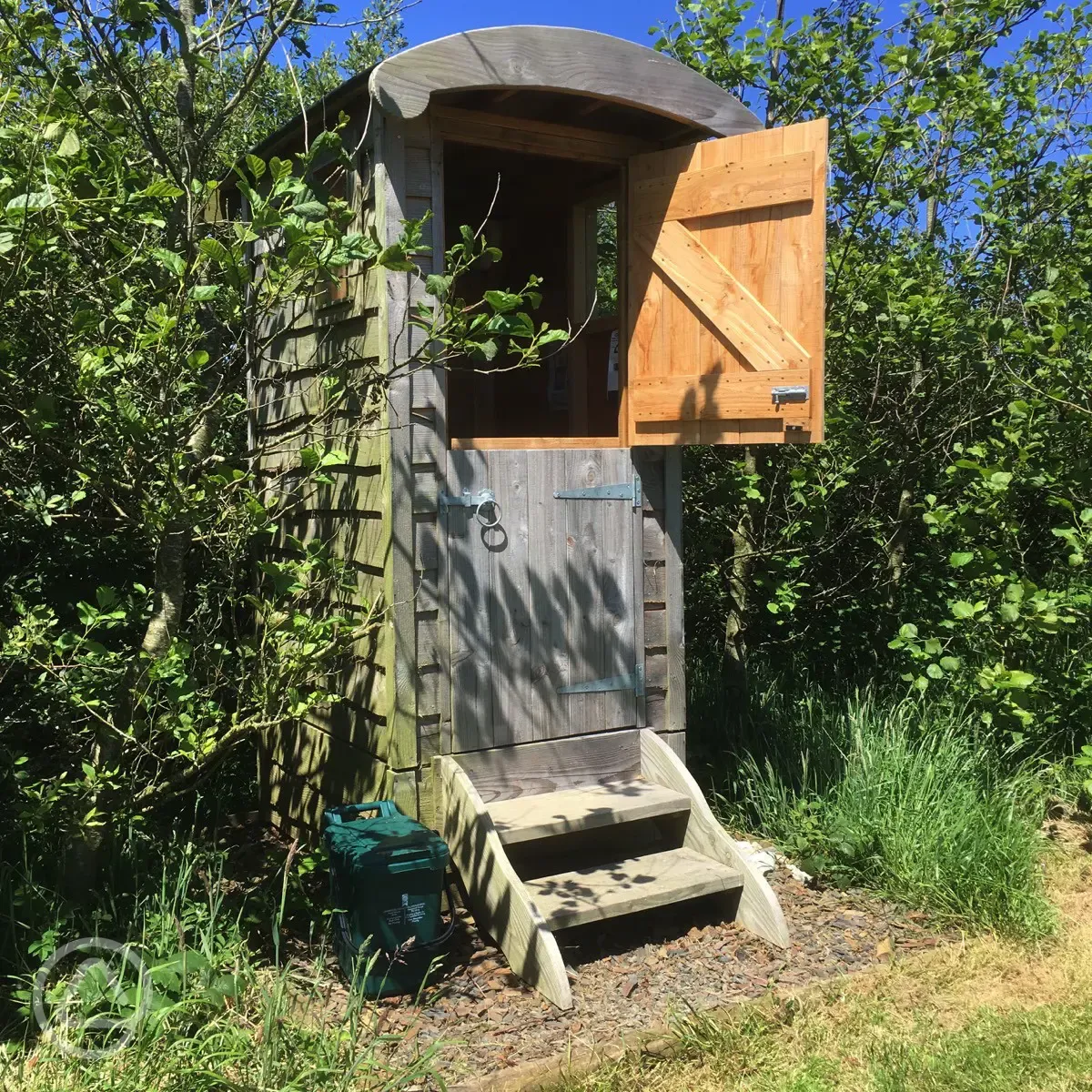 Eco toilets at Ty Parke