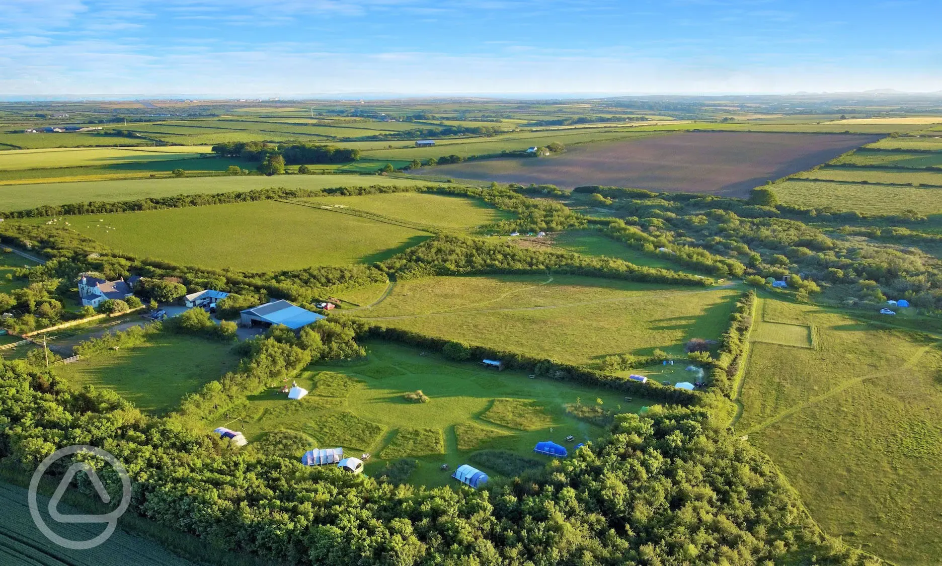 Aerial of the site