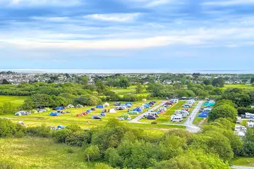 Aerial of Tyddyn Adi Caravan and Camping Park 