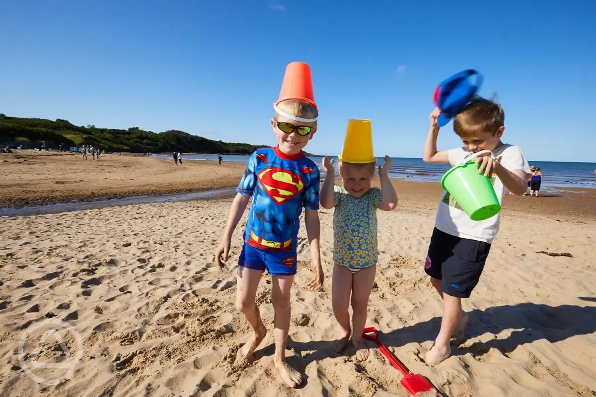 Beach at Tyddyn Isaf Caravan Park