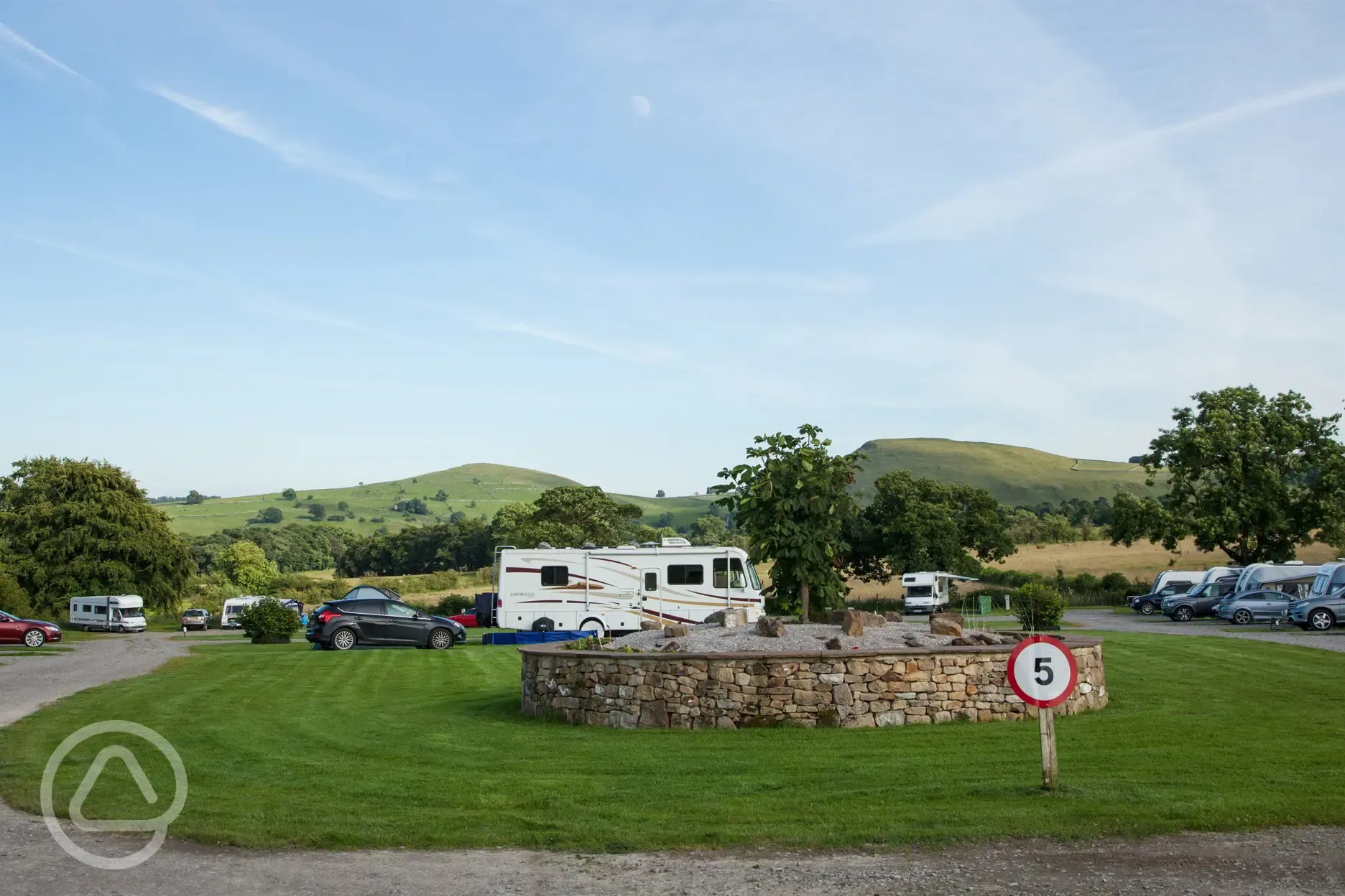 Hardstanding and grass super pitches