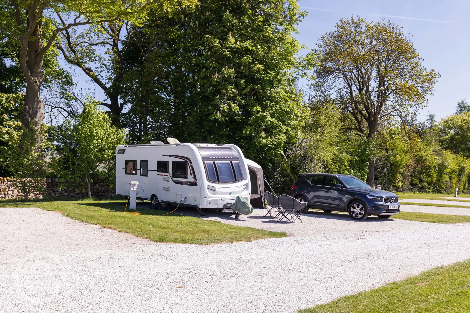 Hardstanding and grass super pitches