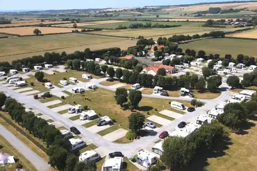 Aerial of Vale of Pickering Caravan Park