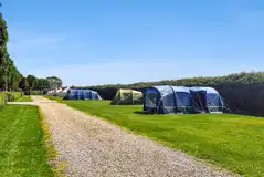 Large non electric grass pitches for tents (6m x 7m)