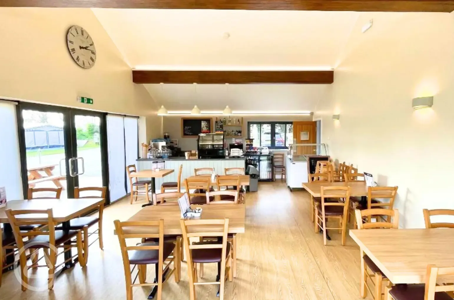 Oakwood Cafe indoor seating at Vale of Pickering