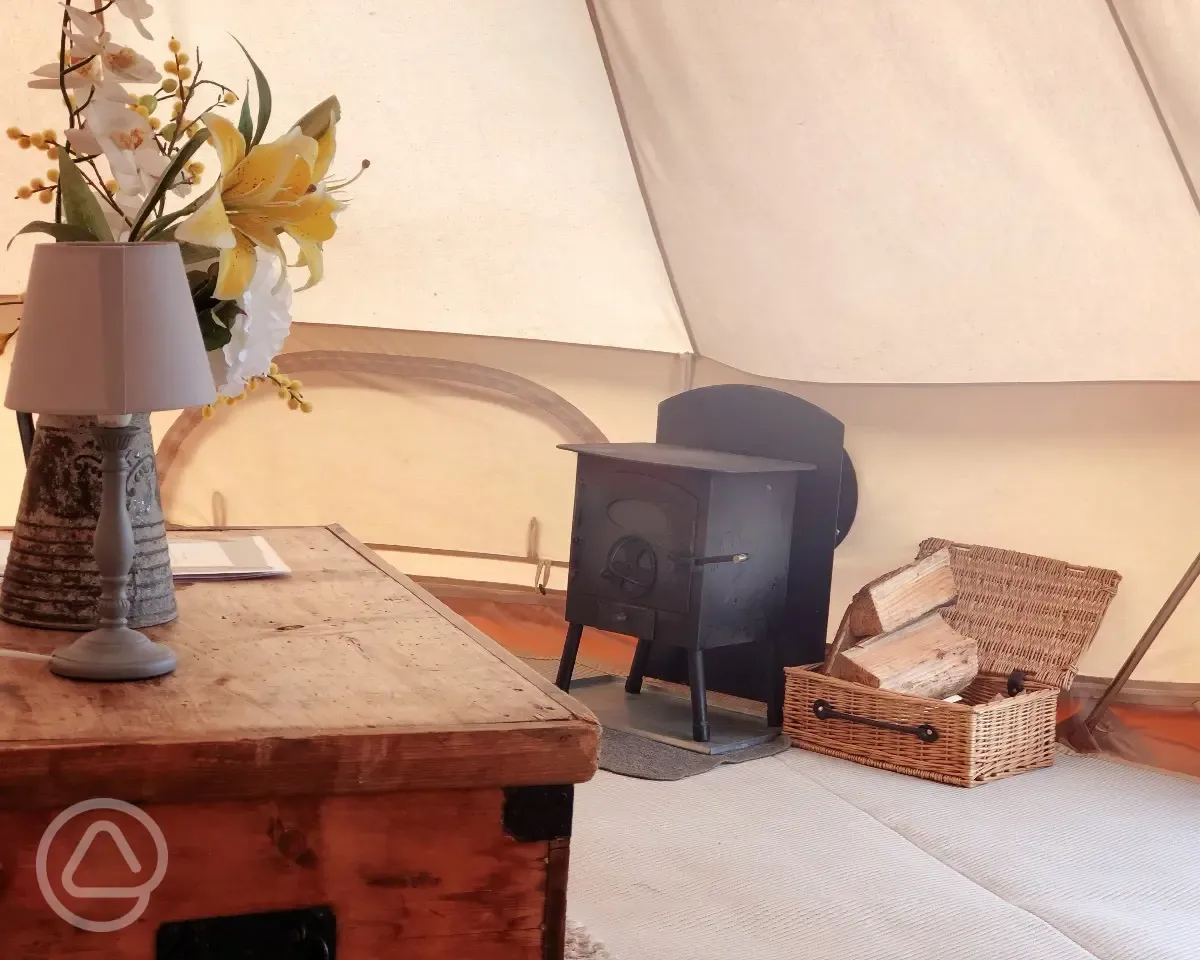 Bell tent stove